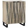 vidaXL Sideboard Hvid 60 x 33,5 x 75 cm Massivt mangotr&aelig;