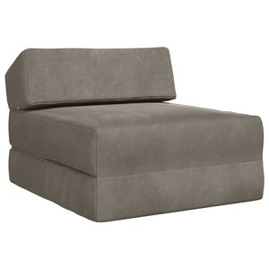 vidaXL Samlebar Sofa Seng Lysegr&aring; 60 x 70 x 41 cm Stof