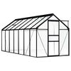vidaXL drivhus 8,17 m&sup2; aluminium antracitgr&aring;