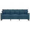 vidaXL 3-personers sofa 180 cm velour bl&aring;