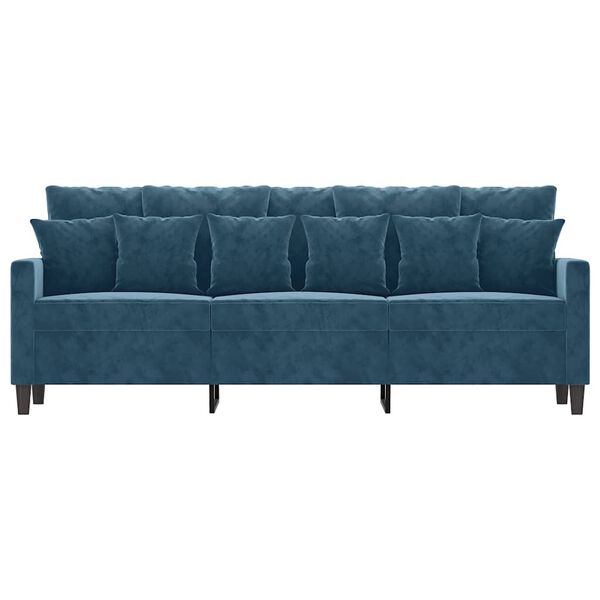 vidaXL 3-personers sofa 180 cm velour bl&aring;