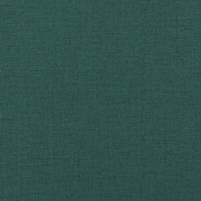 vidaXL 3-personers Chesterfield-sofa stof mørkegrøn