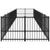 vidaXL udendørs hundegård 16,89 m² stål