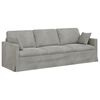 vidaXL Sofa Lysegr&aring; 228 x 78 x 80 cm Fl&oslash;jl