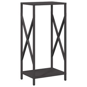 vidaXL br&aelig;ndestativ 34x25x70 cm koldvalset st&aring;l sort
