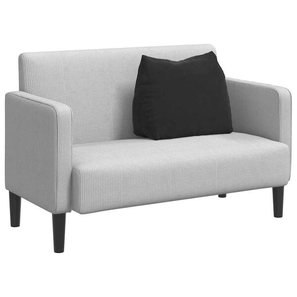 vidaXL Rygpude Sort 60 x 20 x 50 cm Velourstof