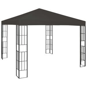 vidaXL pavillon 3x3 m antracitgr&aring;