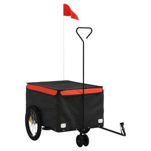 vidaXL cykelanh&aelig;nger 30 kg jern sort og orange