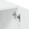 vidaXL opbevaringsskab 70x42,5x225 cm konstrueret træ hvid