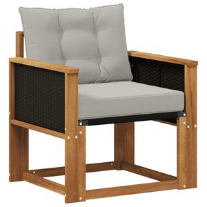 vidaXL Udend&oslash;rs Mellem Sofa Massivt Akacietr&aelig; Naturfarvet