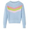 vidaXL Sweater til b&oslash;rn str. 104 strikket bl&aring;