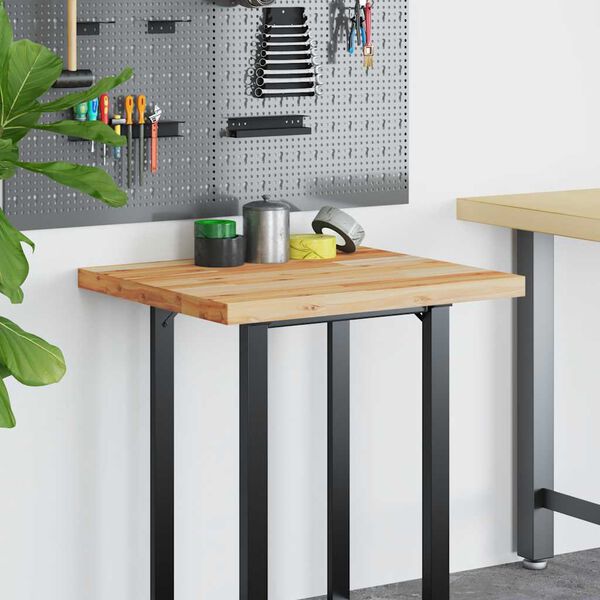 vidaXL bordplade til badev&aelig;relse 100x60x4 cm massivt akacietr&aelig;