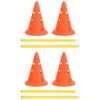 vidaXL forhindringsbanesæt til hunde orange og gul