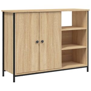 vidaXL sk&aelig;nk 100x33x75 cm konstrueret tr&aelig; sonoma-eg