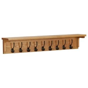 vidaXL knager&aelig;kke 90x16x16 cm massivt egetr&aelig;