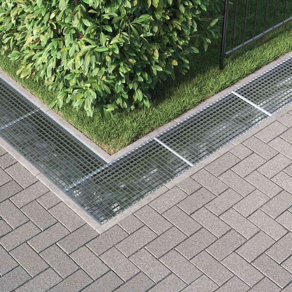 vidaXL Gitter S&oslash;lv 80 x 40 x 2 cm Hot-Dip Galvaniseret St&aring;l