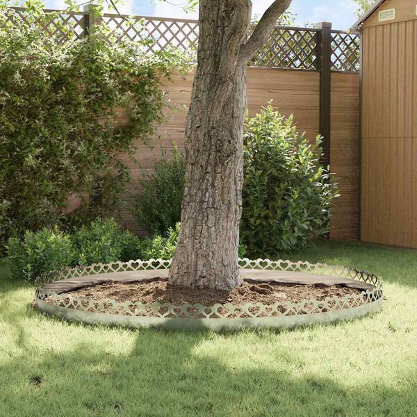 vidaXL Pl&aelig;nekanter 10 pcs S&oslash;lv 103 x 0,05 x 22 cm Rustfrit st&aring;l