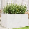 vidaXL plantekasse 90x60x45,5 cm massivt fyrretr&aelig; hvid