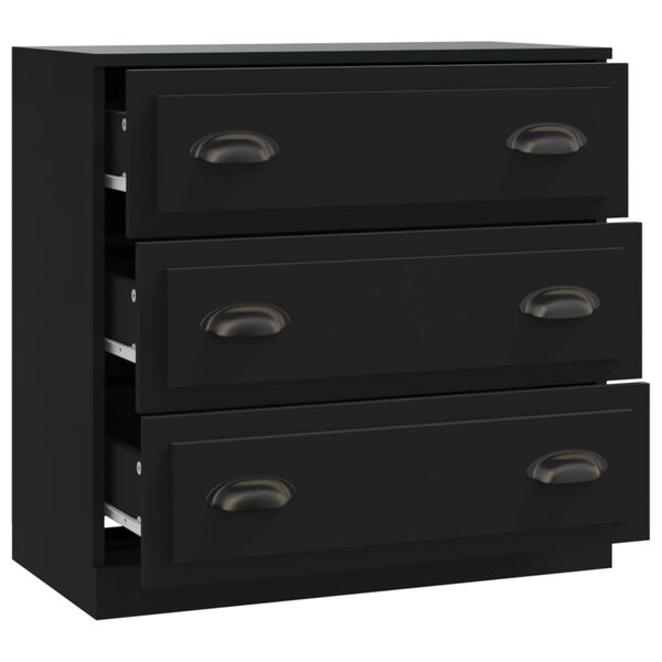 vidaXL sk&aelig;nk 70x35,5x67,5 cm konstrueret tr&aelig; sort