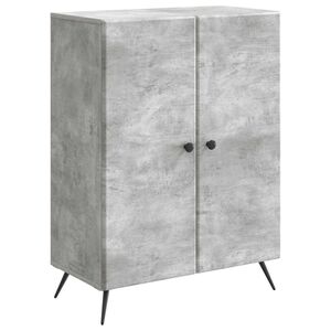 vidaXL Sideboard Betongr&aring; 66 x 34,5 x 90 cm Konstrueret tr&aelig;