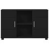 vidaXL Sideboard FLORIN Sort 88,5 x 30,5 x 55,5 cm Konstrueret tr&aelig;
