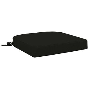 vidaXL 1-delt s&aelig;depude SOEST 100% polyester Sort 40 x 40 x 7 cm