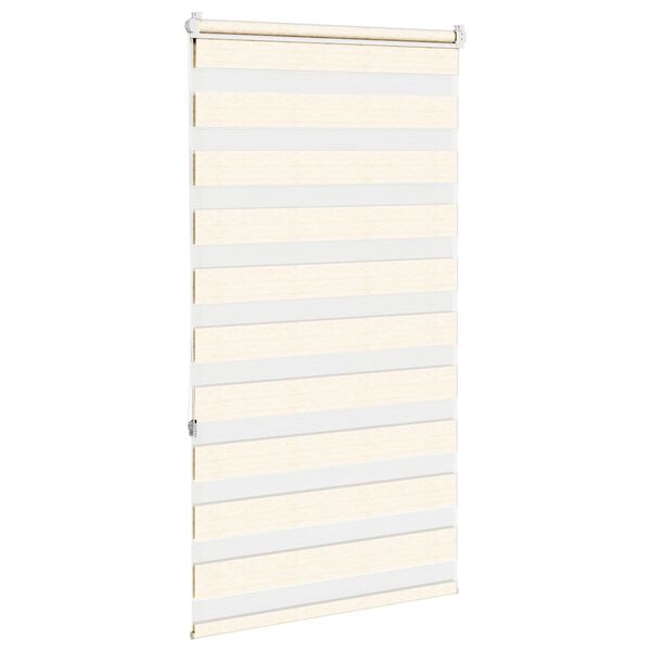 vidaXL zebragardin marmorbeige 75x150 cm stofbredde 70,9 cm polyester
