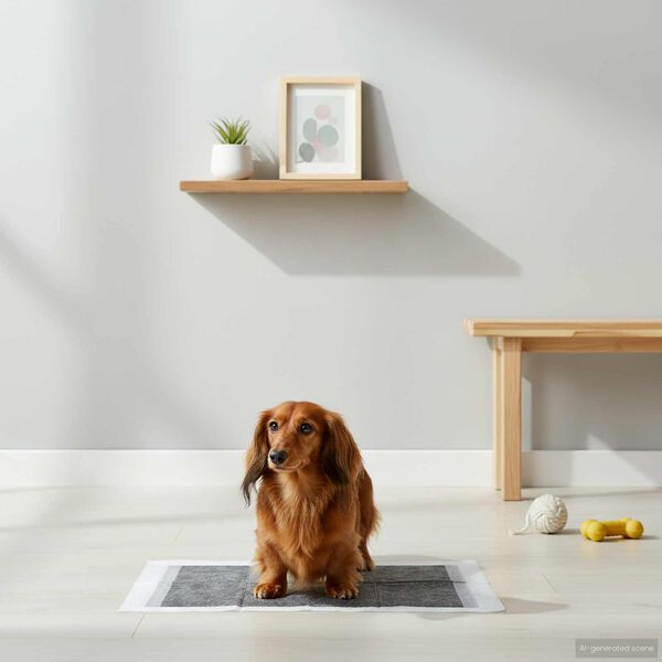 vidaXL Kæledyr Træningspad Ensfarvet 50 pcs 60 x 45 cm