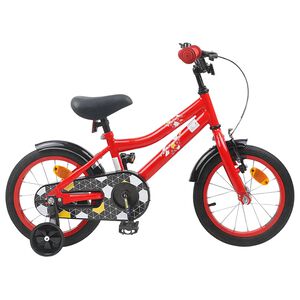 vidaXL B&oslash;rnecykel 14 tommer anbefalet til 3-5 &aring;r gammel R&oslash;d