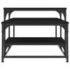 vidaXL sofabord 102x60x45 cm konstrueret tr&aelig; sort