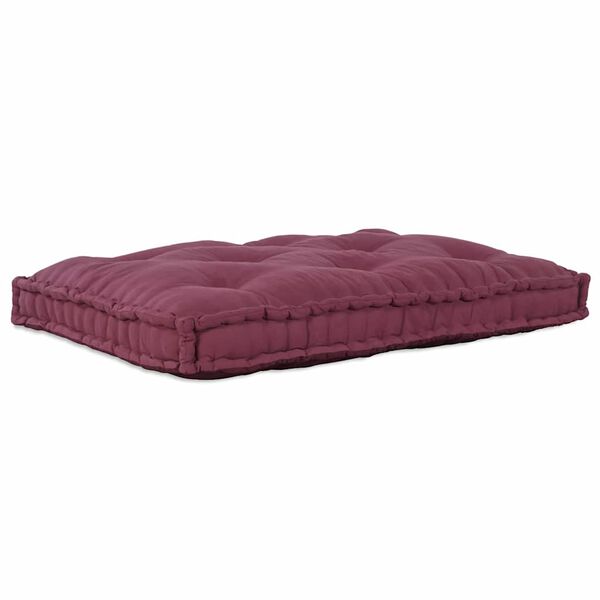 vidaXL Modulsofa Bordeaux 120 x 80 x 12 cm Stof
