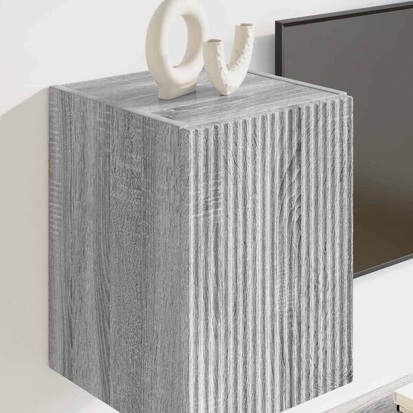 vidaXL TV v&aelig;gskab Gr&aring; Sonoma 30 x 31 x 40 cm Konstrueret tr&aelig;