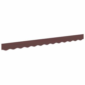 vidaXL Markise kappa erstatning Brun Stribet 2,5 m Polyester