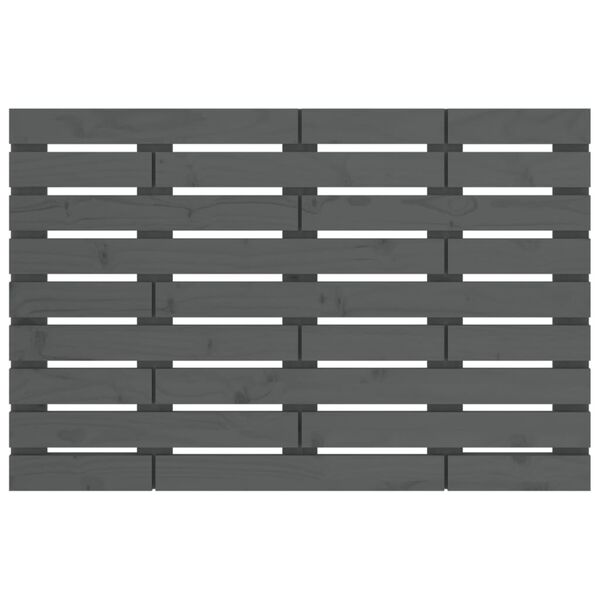 vidaXL sengegavl 96x3x63 cm massivt fyrretr&aelig; gr&aring;