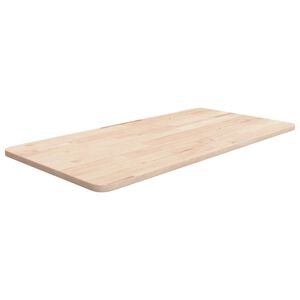 vidaXL bordplade til badev&aelig;relse 80x40x1,5 cm massivt tr&aelig; ubehandlet