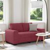 vidaXL 2-personers sofa 160x77x82 cm stof vinr&oslash;d