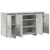 vidaXL Sideboard Beton Gr&aring; 135 x 41 x 75 cm Konstrueret tr&aelig;