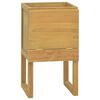 vidaXL badev&aelig;relsesskab 41x40x75 cm massivt teaktr&aelig;