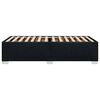 vidaXL Sengeramme uden madras Sort 100x200 cm Stof