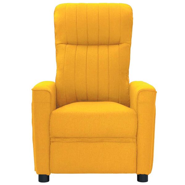 vidaXL eldrevet massagestol stof gul