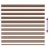 vidaXL zebragardin brun 155x150 cm stofbredde 150,9 cm polyester