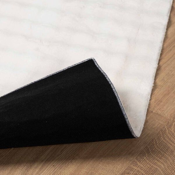 vidaXL Omr&aring;det&aelig;pper Firkantet HUARTE Creme 120 x 120 cm Polyester