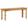 vidaXL b&aelig;nk 110x35x45 cm massivt genbrugstr&aelig;