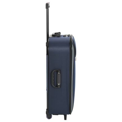 vidaXL kufferter 3 stk. blødt oxfordstof marineblå