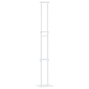 vidaXL Messesk&aelig;rme Hvid 30 x 24 x 214 cm St&aring;l