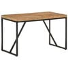 vidaXL spisebord 120x60x76 cm massivt akacietr&aelig; og mangotr&aelig;