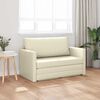 vidaXL Sovesofa Creme 124 x 71 x 78 cm Fløjl