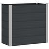 vidaXL H&oslash;jbed Sort 100 x 50 x 91 cm WPC og Aluminium