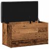 vidaXL opbevaringsb&aelig;nk 82x42x45 cm konstrueret tr&aelig; antikt tr&aelig;