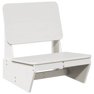 vidaXL havestol 60x64x70,5 cm massivt fyrretr&aelig; hvid